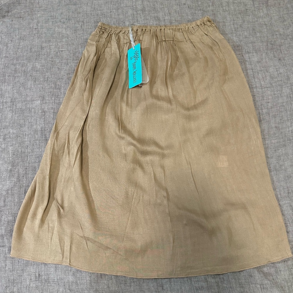 Tiare Hawaii Long Beige Slip One Size NEW